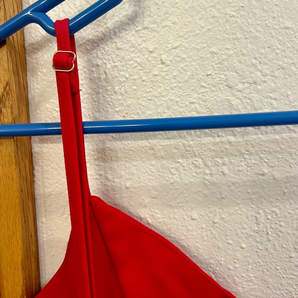 Princess Polly Red Novella Bustier Mini Dress Size 12 - Picture 12 of 13